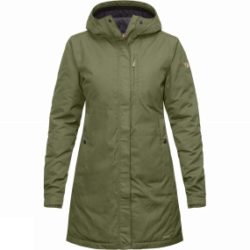 Fjallraven Womens Kiruna Padded Parka Green